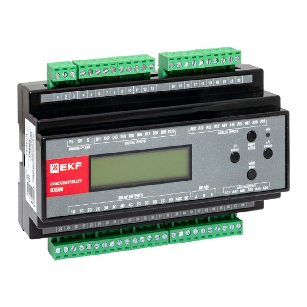 Конфигурируемый контроллер для систем вентиляции EKF RX500-V