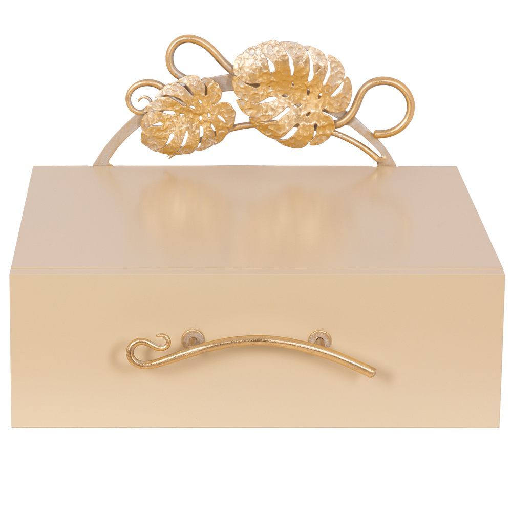 Тумба прикроватная Monstera Deliciosa (Монстера) подвесная Айвори