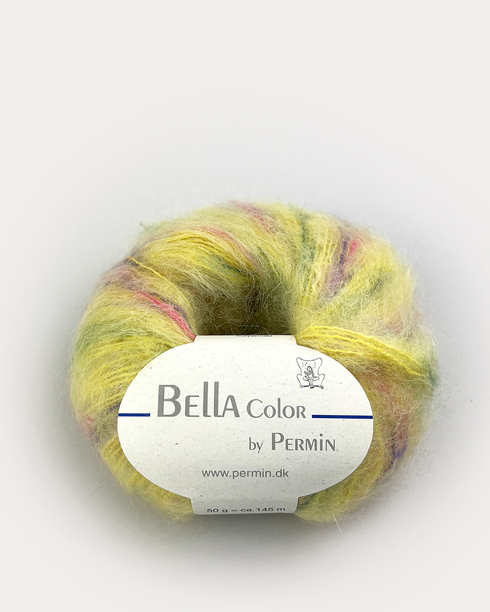 Пряжа для вязания Bella Color 883169, 75% мохер, 20% шерсть, 5% полиамид (50г 145м Дания)