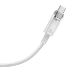 USB-A - USB-C Кабель Baseus Explorer STC Charging+Data 100W 2m - White