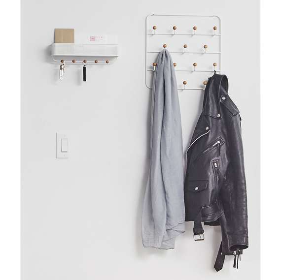 Органайзер для аксессуаров надверный estique, 20,3x10,6x32 см, белый