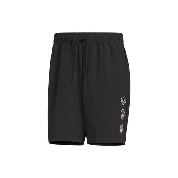 Adidas originals x Monkey Kingdom Woven Shorts Logo