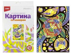 Картина по номерам для малышей "Черепашка"