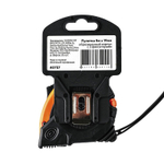 Рулетка 5 м 19 мм обрезиненный корпус, 3 фиксатора BAUHOW