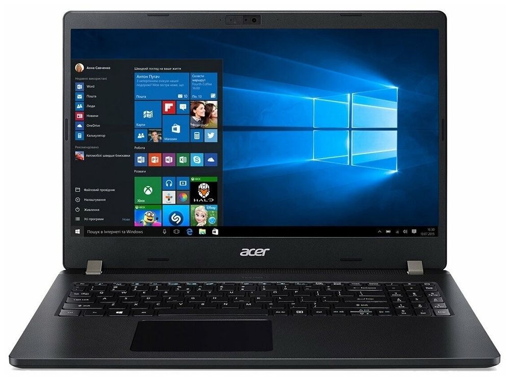 Ноутбук ACER TravelMate P2 TMP215-53-564X, 15.6&quot; FHD (1920x1080) IPS, i5-1135G7, 8GB DDR4, 256GB PCIe NVMe SSD, Iris Xe, WiFi 6, BT, SD, HD Cam, 48Wh, 45W, Win 10 Pro, 3Y CI