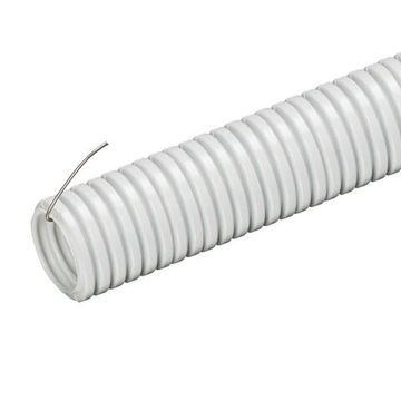 Труба гофрированная ПВХ 25мм с зондом (гофра) (в бухте 50м)