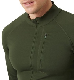 Мужская теннисная кофта Björn Borg Training Midlayer - зеленый