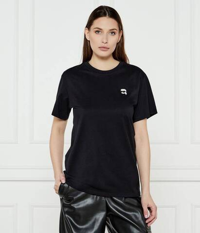 Футболка IKON PATCH Karl Lagerfeld - черный(A1W17025)