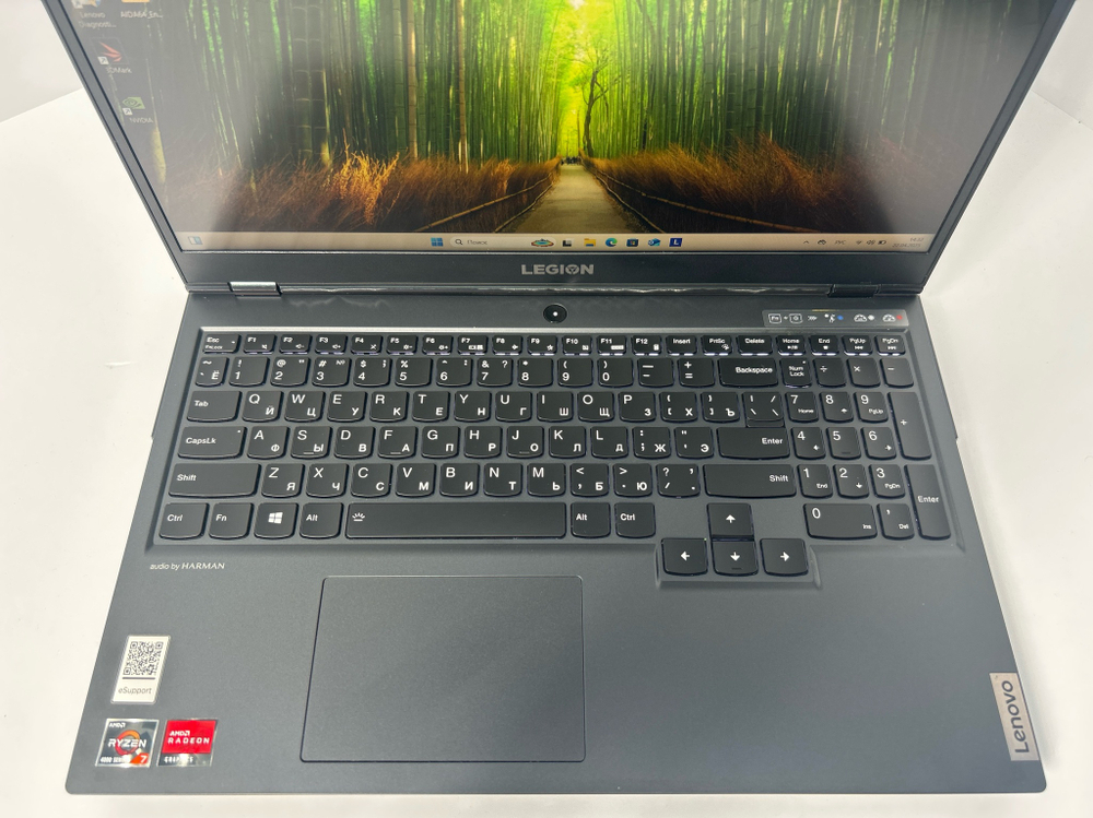 Ноутбук Lenovo Legion 5 15ARH05H (82B10083RU) 15.6"/AMD Ryzen 7 4800H /RAM 16 GB/SSD 512 GB/RTX2060/1920x1080/IPS 144 Hz/Windows 11/Подсветка кл-ры: LED/черный. Состояние: C1