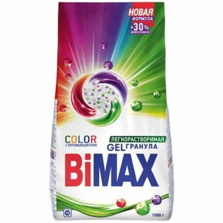 Стиральный порошок Bimax для цветного белья 1,5 кг