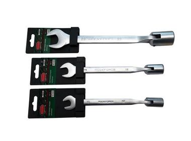 Ключ рожково-торцевой шарнирный 15мм на пластиковом держателе RockForce##Rock FORCE RF-75215(R)