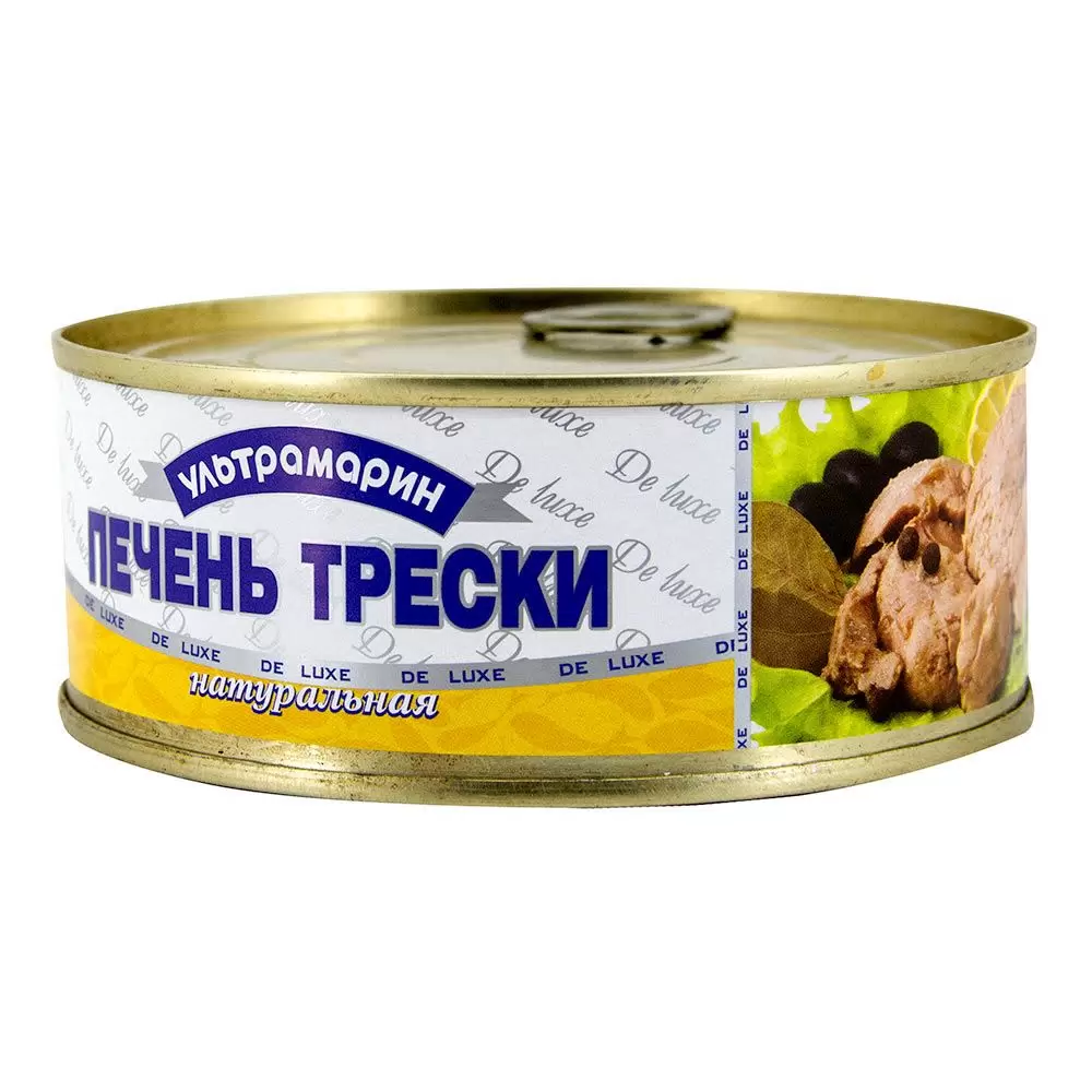 Печень Трески Ультрамарин натуральная 230 гр