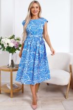 Платье Ольга (голубо-белое) П15887-45М LT Collection