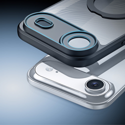 Чехол с MagSafe от Dux Ducis для iPhone Air, серия Aimo Mag Series (версия с магнитной откидной подставкой)