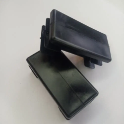 Заглушка для профильной трубы 25х50мм, цвет ЧЕРНЫЙ, 10шт