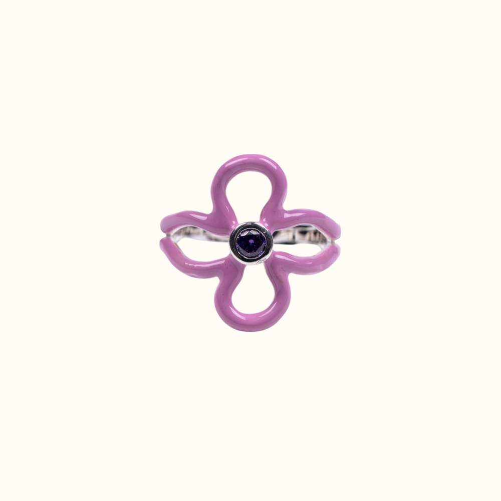 Кольцо Bloom Purple Full