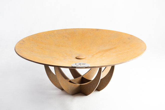 Чаша для костра с основанием Up!Flame STEEL CUP 650 HEAVY oxi