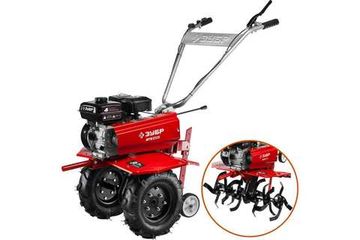 Мотоблок  бензиновый ЗУБР МТБ-400 212 см.куб. с пониж .передачей