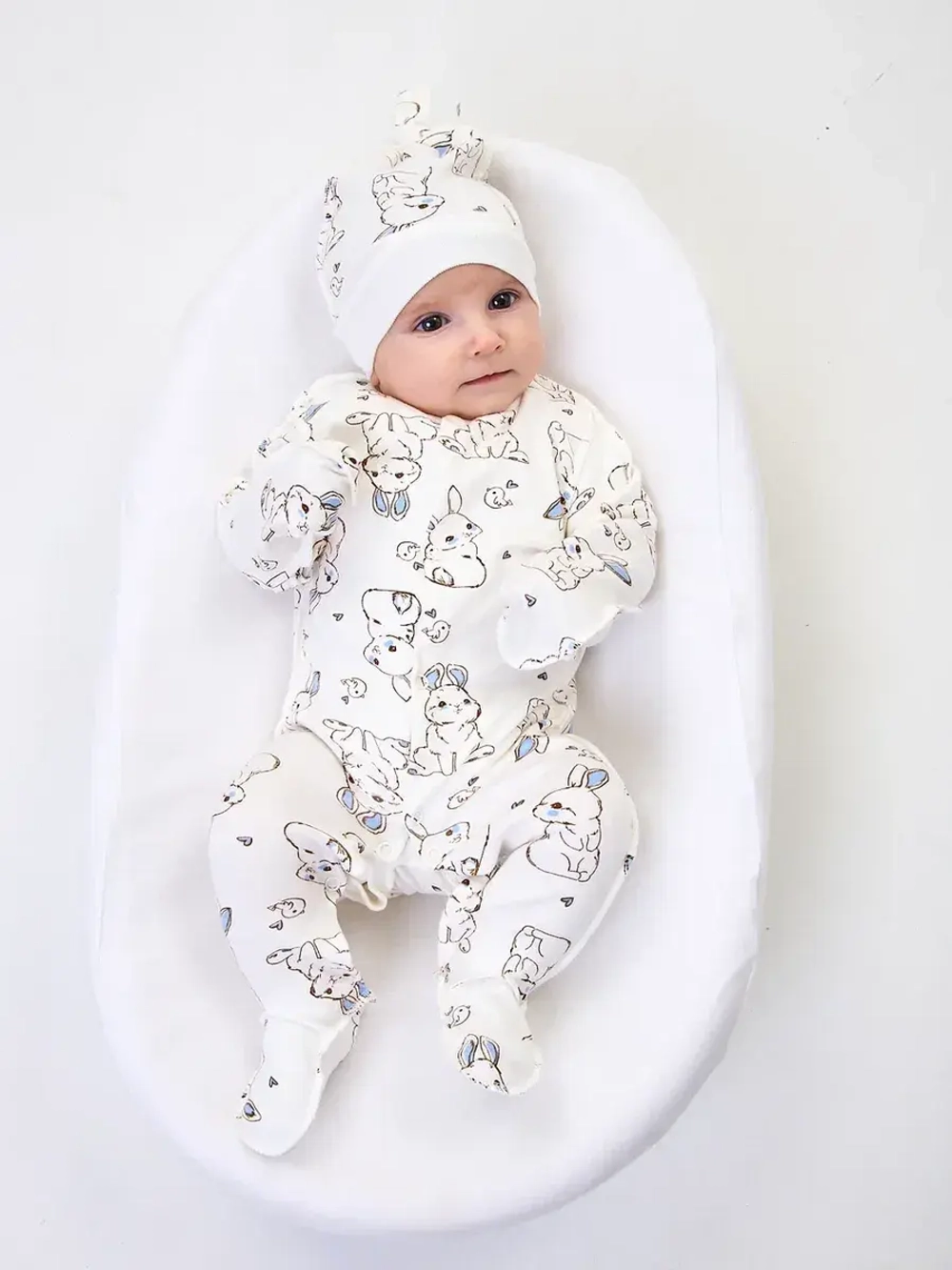 Комбинезон для новорожденного швы наружу