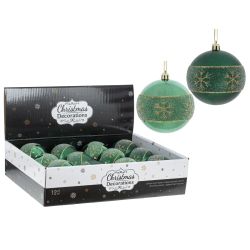 GAEM Набор из 12шт Украшение новогоднее "Шар", D 8 см, L35 W27 H8,5 см