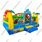 Коммерческий надувной батут "Животные в джунглях " 5*5*2,7м