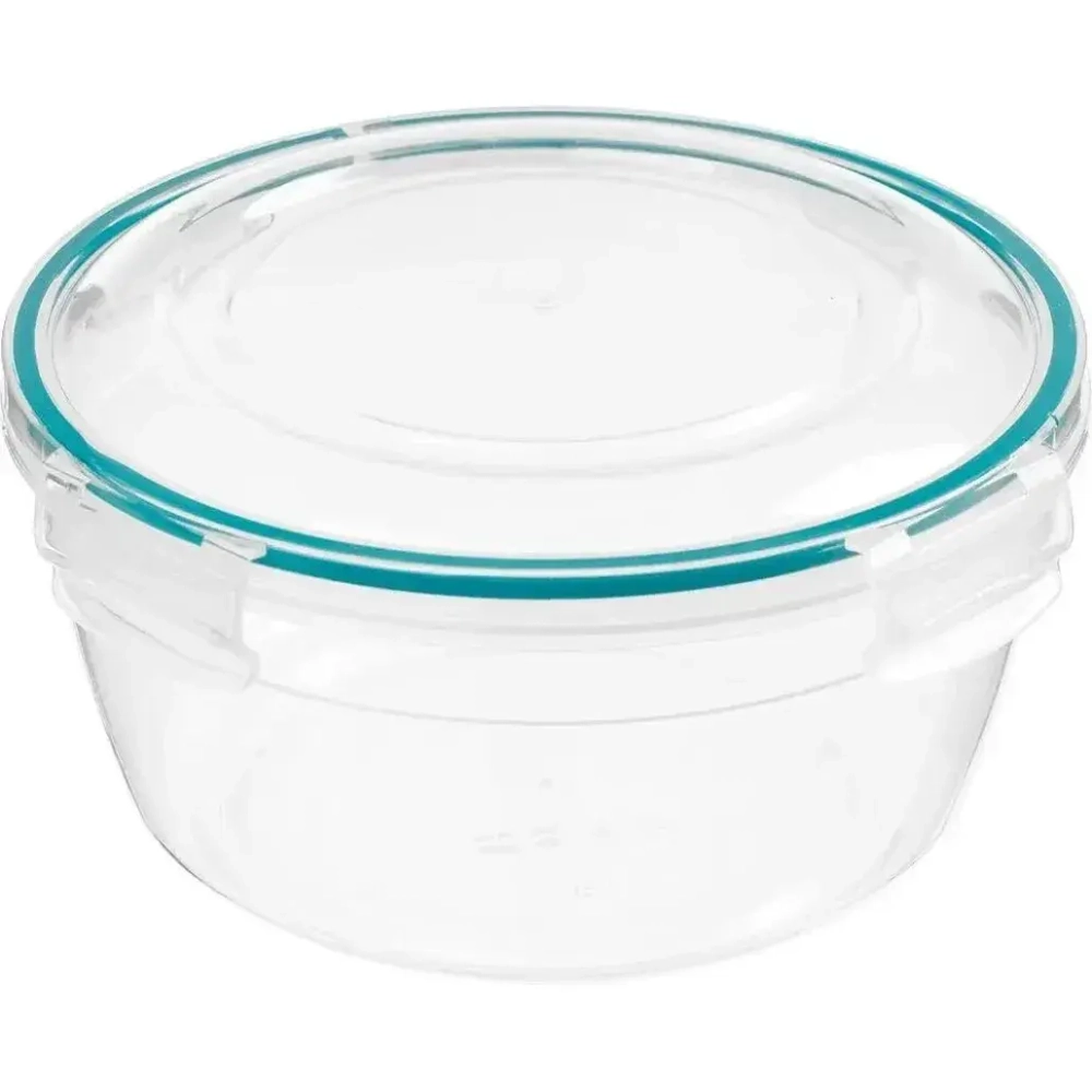 Контейнер для продуктов герметичный круглый 0,86л с замками (бесцветный)