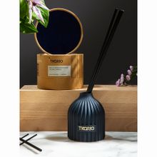 Диффузор ароматический Vetiver &amp; Black cypress из коллекции Edge, 200 мл, тёмно-синий