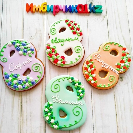 Имбирный пряник 8 марта