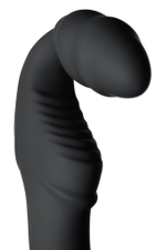 Безремневой страпон Toyfa Black&Red чёрный 35 см