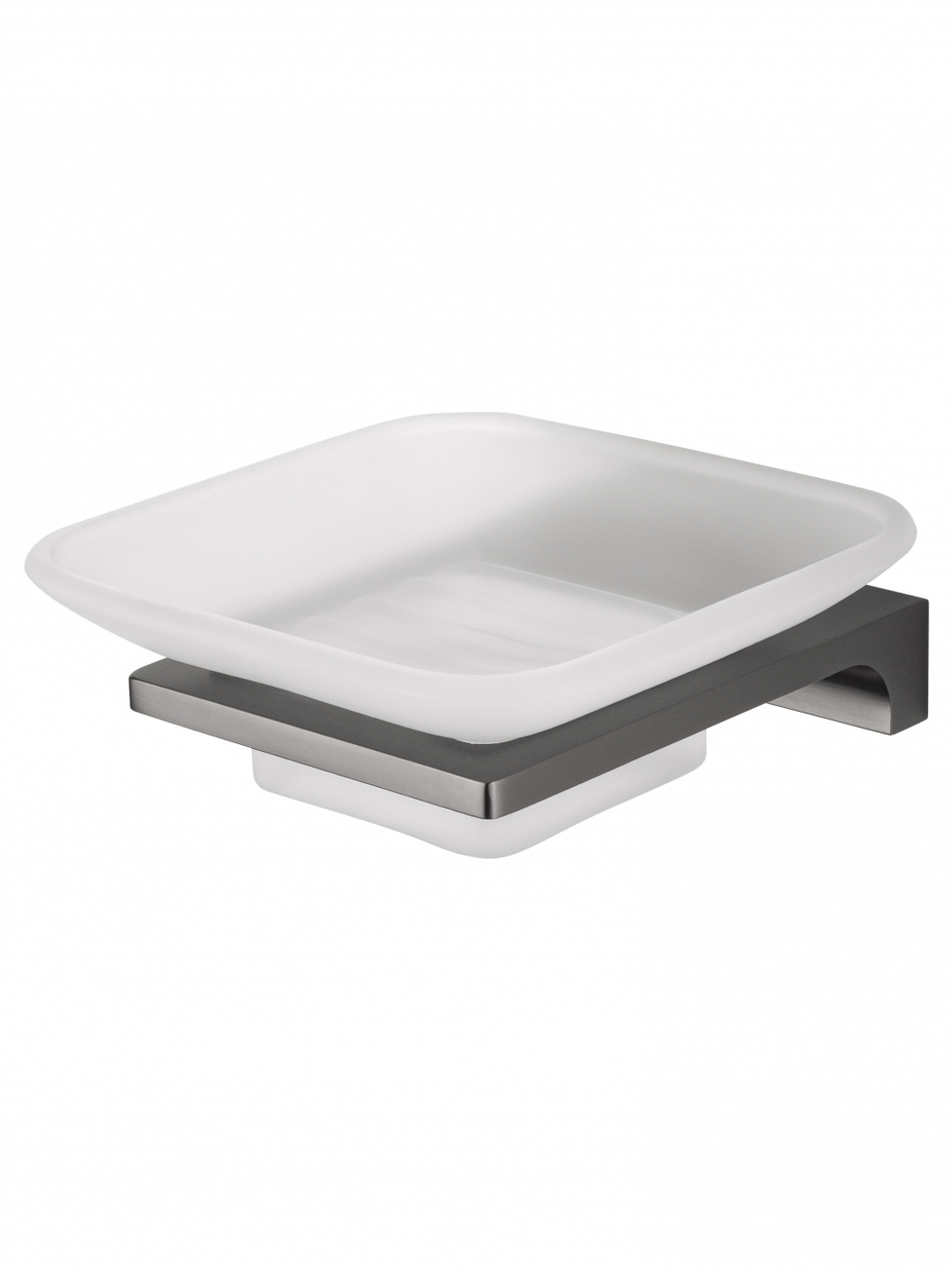 Мыльница с держателем WONZON & WOGHAND ECLIPSE, Темный графит (WW-9122-GM)