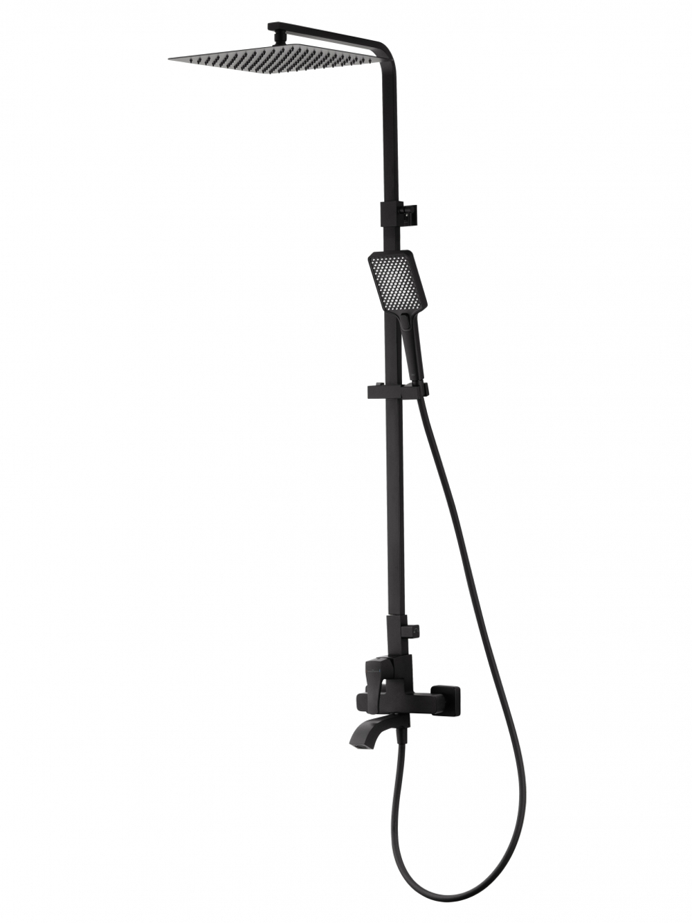 Душевая система WONZON & WOGHAND FLEX, Черный матовый (WW-88047072-MB)