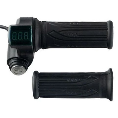 Ручка газа с вольтметром и замком зажигания AVS-07 кабель 1,7м