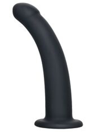 Черный анальный фаллоимитатор Serpens - 14 см.