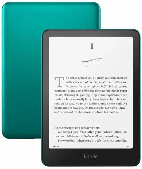Электронная книга Amazon Kindle PaperWhite 12 Gen 2024 32Gb Signature Edition, Metallic Jade