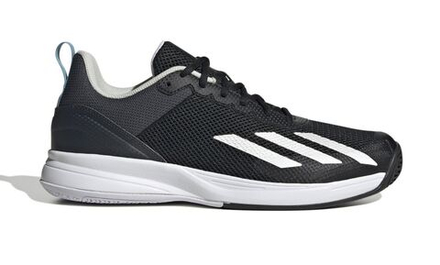 Мужские кроссовки теннисные Adidas Court Flash Speed - core black/cloud white/core black