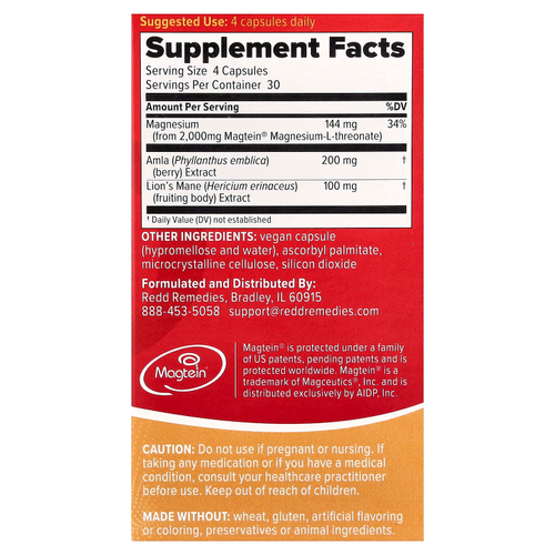 Redd Remedies, Brain Awakening™, 120 веганских капсул