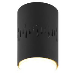 Светильник накладной ЭРА OL11 LD GX53 BK под лампу GX53 со светодиодной подсветкой 1Вт черный | Накладные светильники