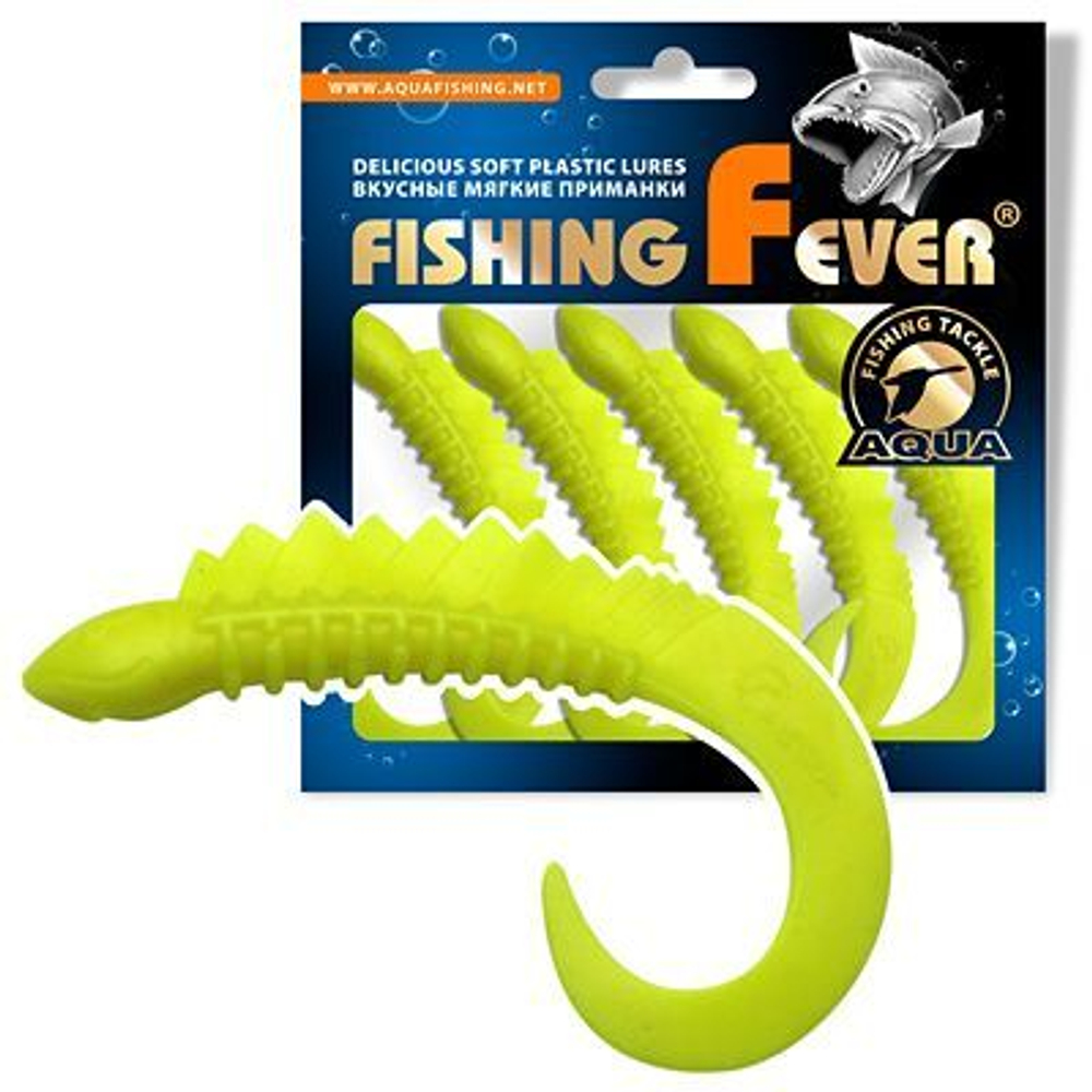 Мягкая приманка твистер FishingFever 6,5cm,2,5g,2 уп по 5 шт