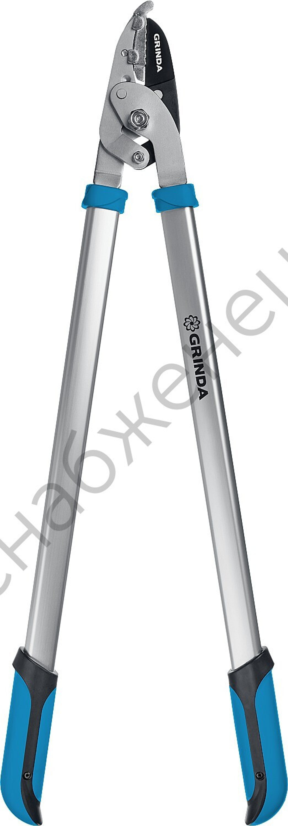 GRINDA PL-740A, длина 740 мм, лезвия из высокоуглеродистой закаленной стали, алюминиевые рукоятки, большой контактный сучкорез, PROLine (424517)