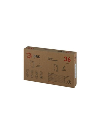 Щит распределительный навесной ЩРН-П-36 Trend BOXS-36-p-s-t IP41 ЭРА Б0052642