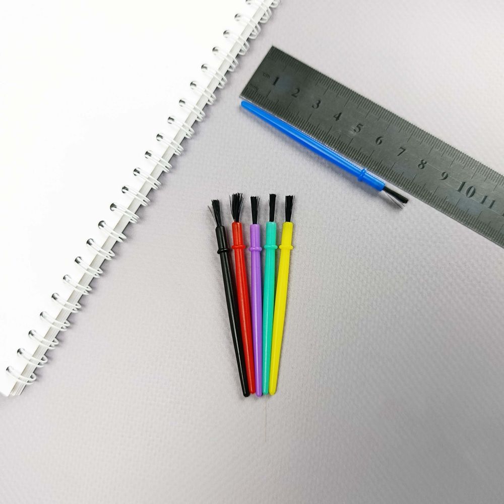 К112 Набор из 6 кистей Эконом, синтетика (8,5 см, цветная)