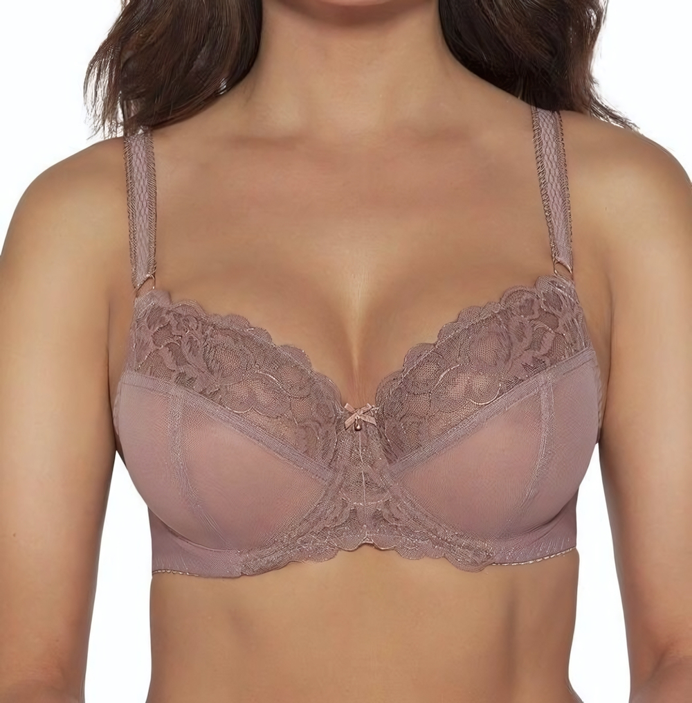 Бюстгальтер на косточках с боковыми поддержками (Размер: 65I) (Цвет: темно-синий)