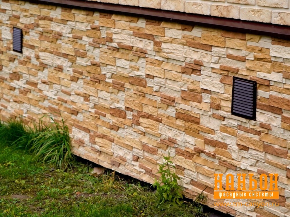 Навесной декоративный камень Каньон, коллекция Дакота