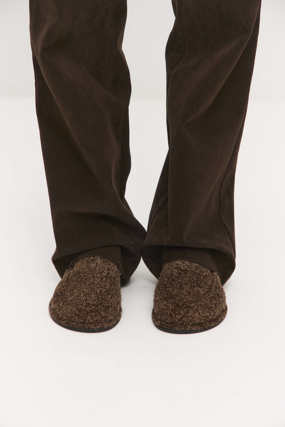 Лоферы // Ivana // Chocolate // Fluffy