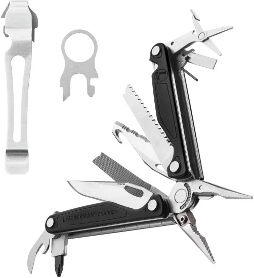 Мультитул Leatherman Charge plus, серебристый/черный 832516