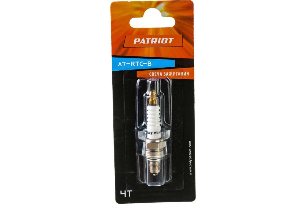 Свеча для 4-х тактных двигателей А7RTC-B (шестигранник 16) PATRIOT 841102025