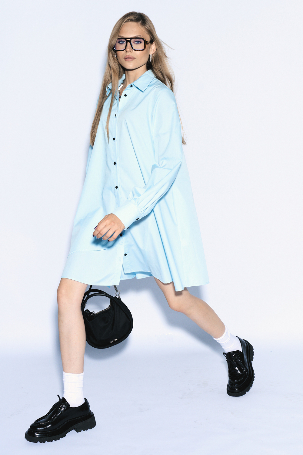 Платье "Джуно" голубое