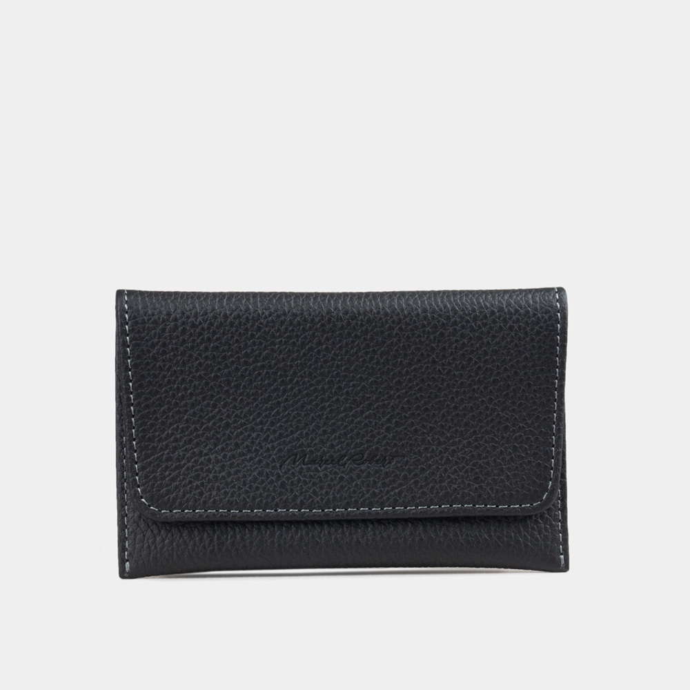 Кофр для украшений Medium из кожи теленка, черного цвета