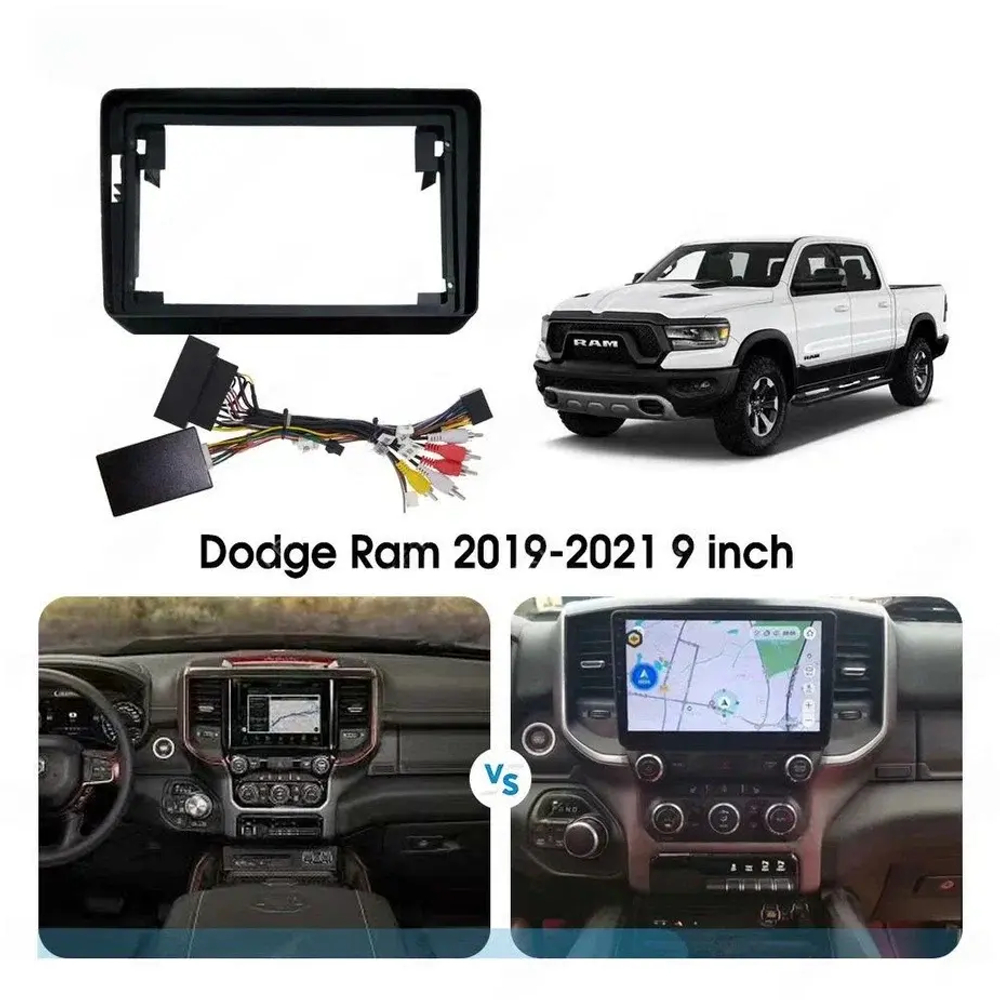 Магнитола для Dodge RAM 5 2018-2023+ - Carmedia SF-9265 QLed+2K, Android 13, TS20, CarPlay, 4G SIM-слот