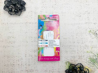 Иглы швейные "PONY" для вышивания и шитья №10-12 04883, 6 игл